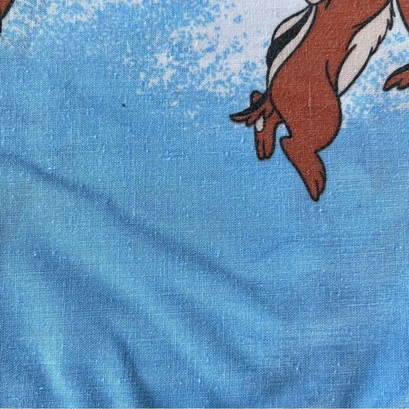 VTG Disney Mickey Minnie Hot Air Balloon Pillowcase Chipmunks Jiminy Cricket GUC - Picture 11 of 12